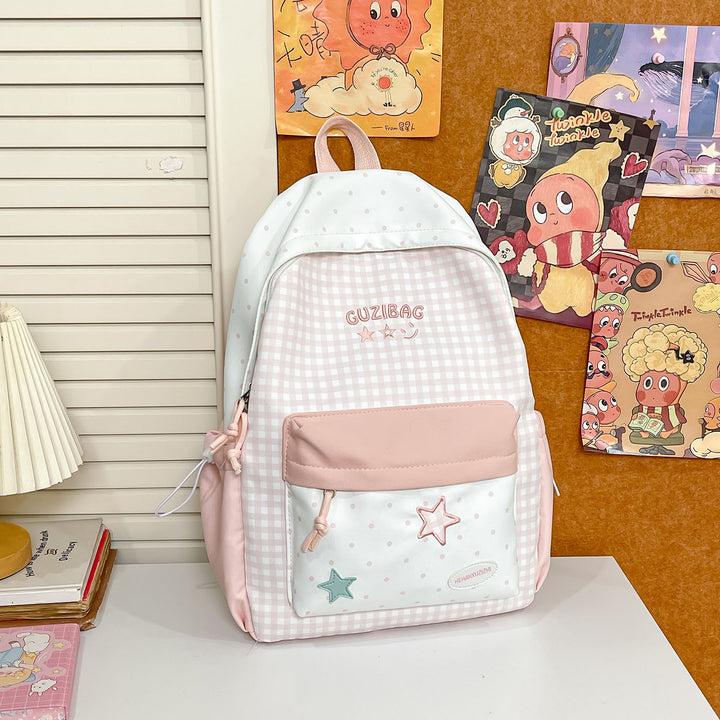 Charmanter Karomuster-Rucksack Karnz