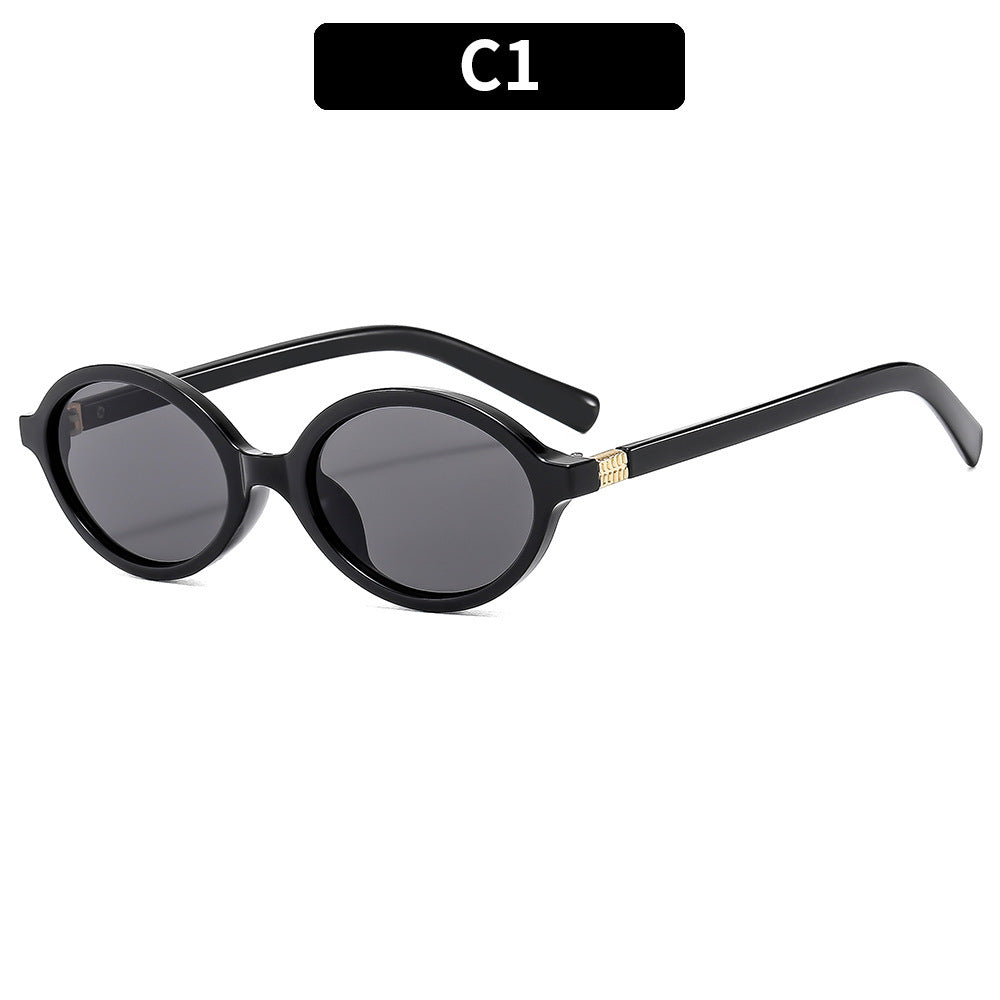 Elegante vintage-inspirierte runde Sonnenbrille Karnz