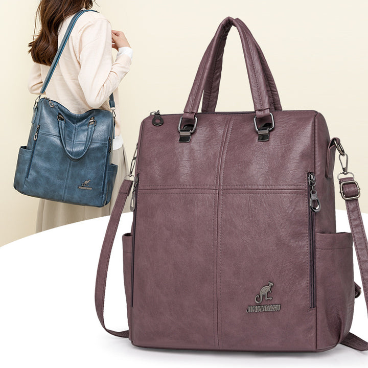 Multi-Funktionale Kunstleder-Handtasche Karnz