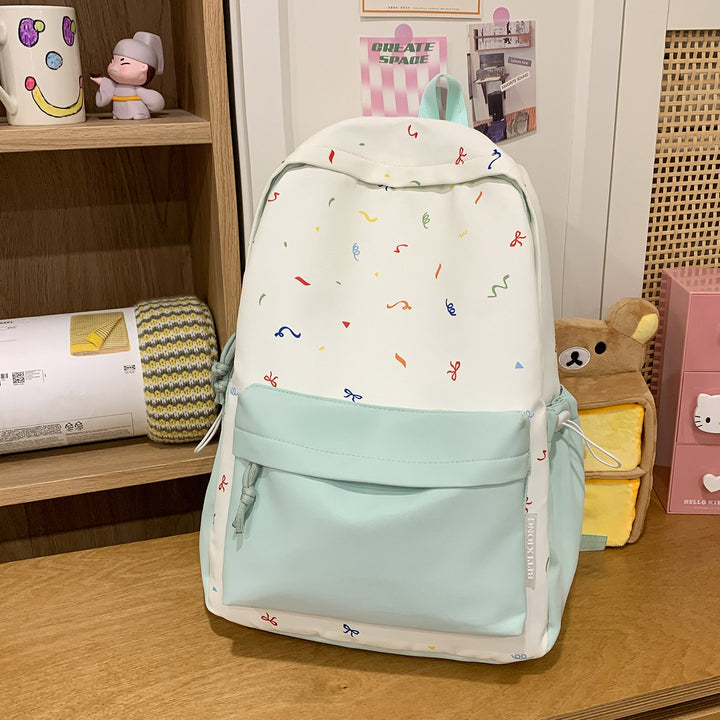 Verspielt gemusterter Rucksack Karnz