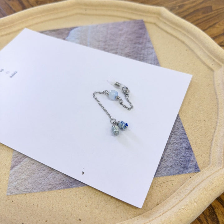 Zarte Perlen-verzierte Brillenkette Karnz