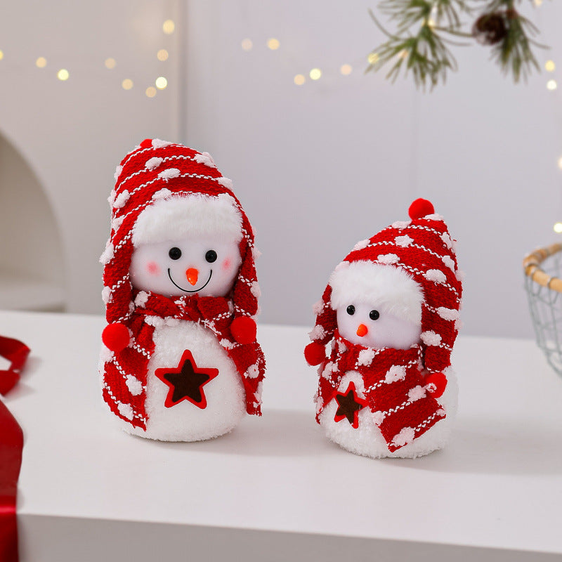 Dekorative Schneemann Figur Karnz