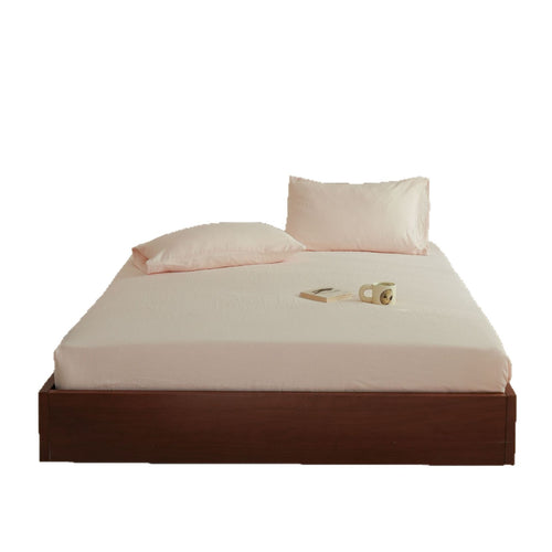 Atmungsaktives Stretch-Jersey-Betttuch-Set mit tiefem Pocket und Kissenbezügen