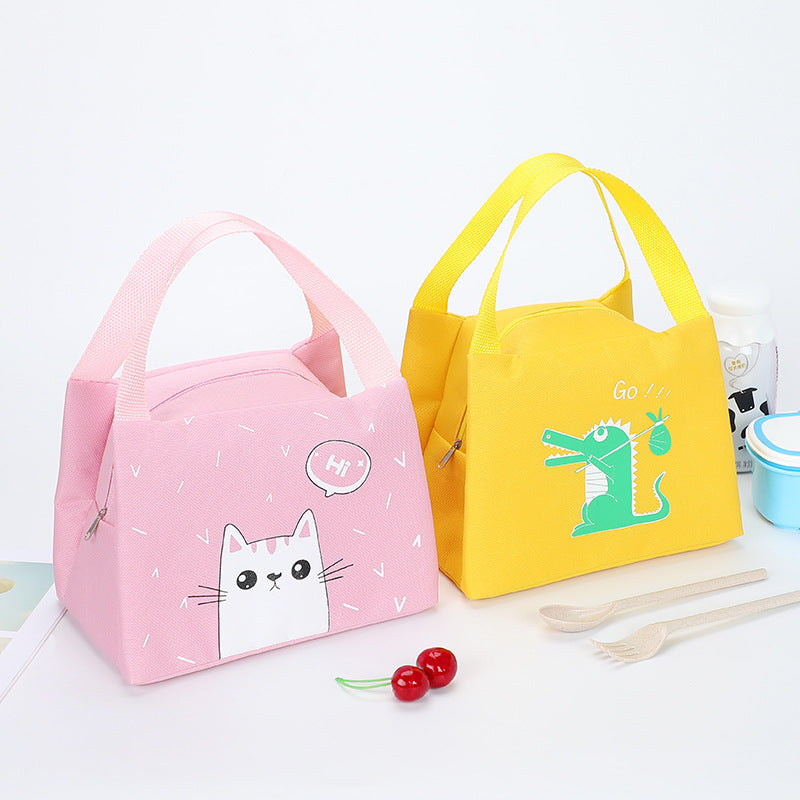 Niedlicher tierisches Motiv isolierter Lunchbag