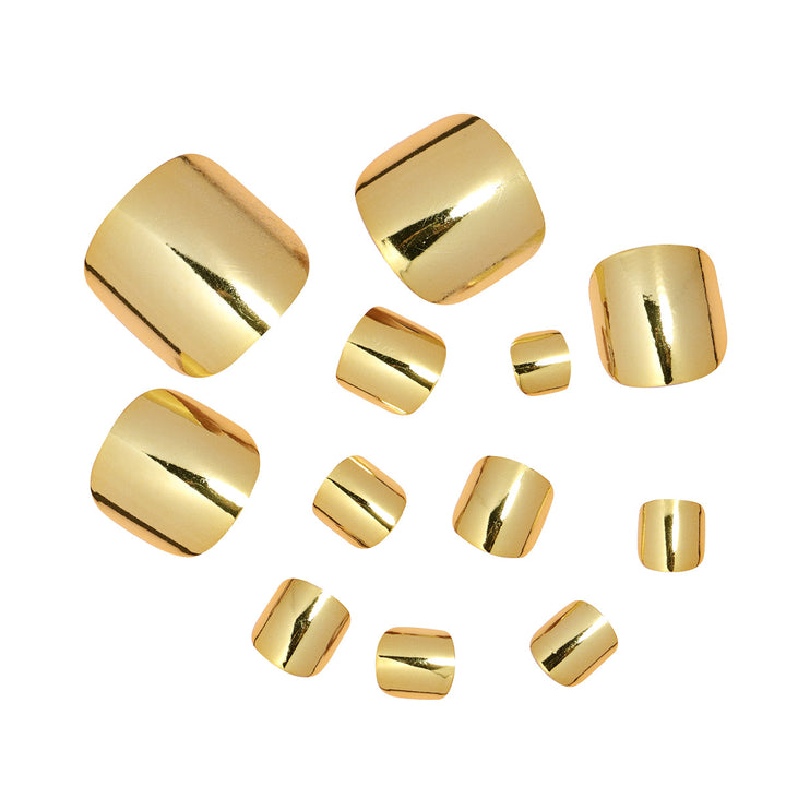 Premium Luxury Metallic Press-On Nail Set Karnz