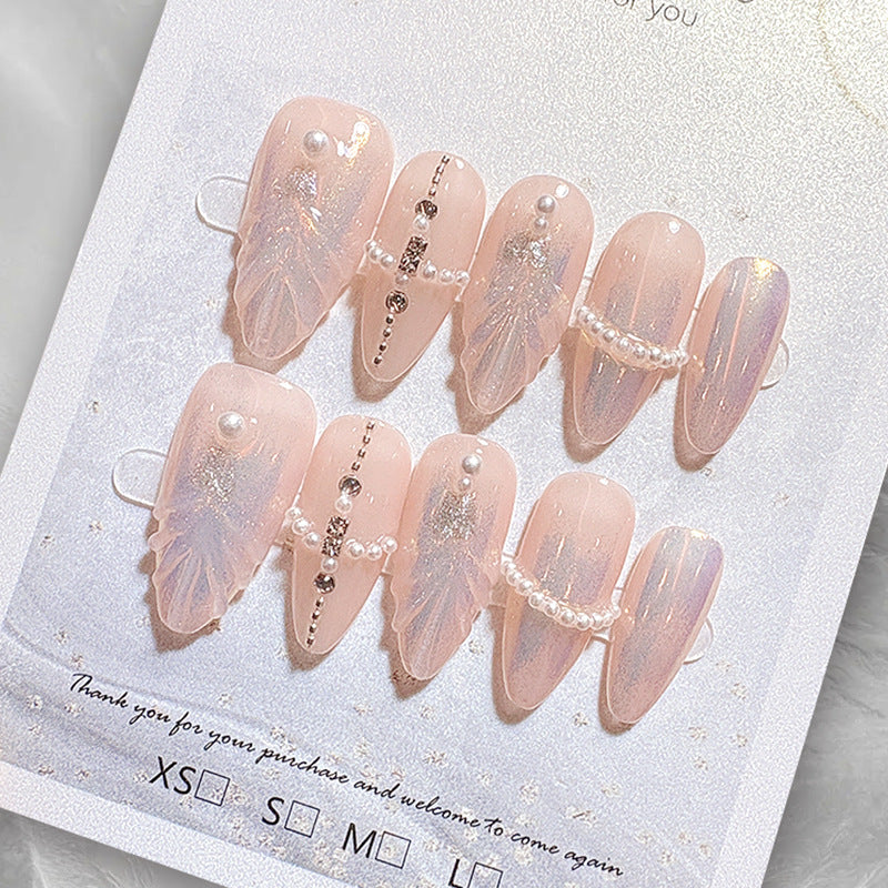 Premium French Tip Press-On Nails Karnz