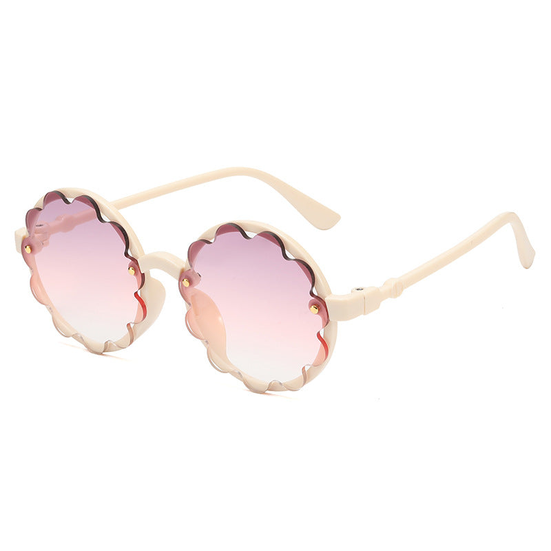 Damen verspielte Sonnenbrille mit floralem Design Karnz