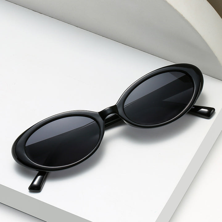 Damen elegante Cat-Eye Sonnenbrille mit einzigartigem Animal-Print Karnz