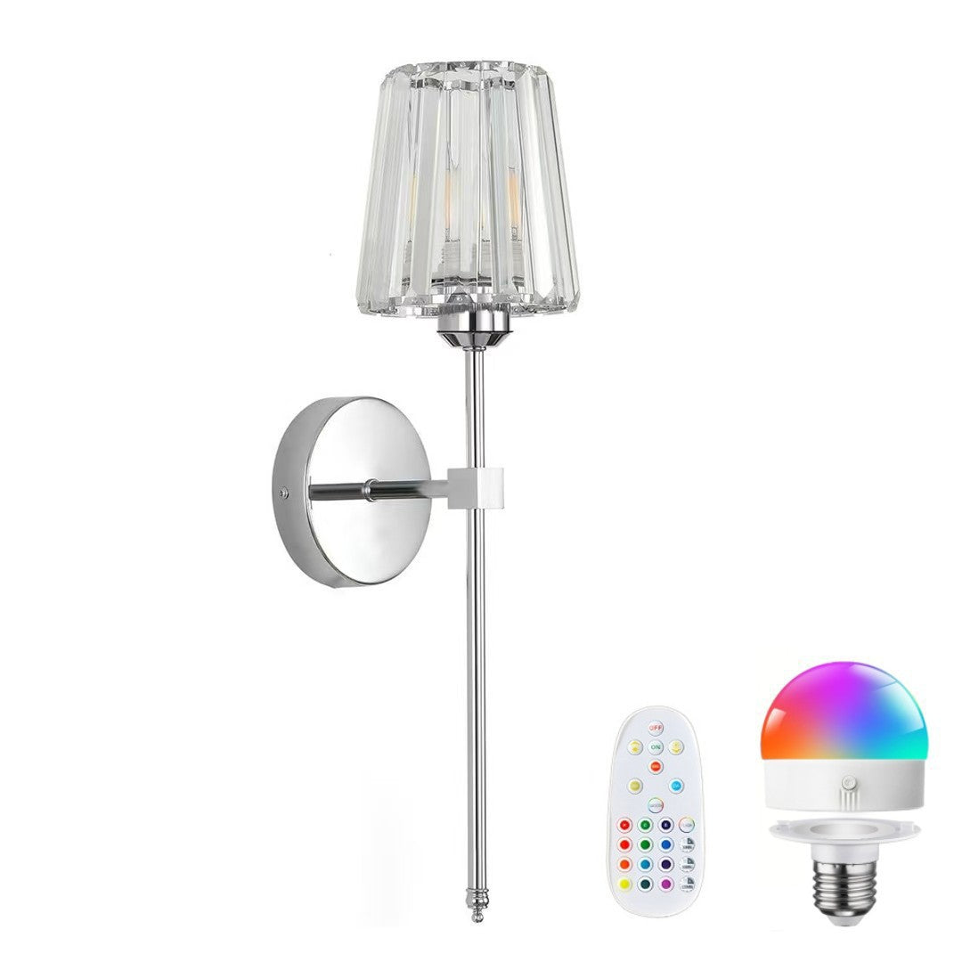 Moderne Kristallglas Wandleuchte