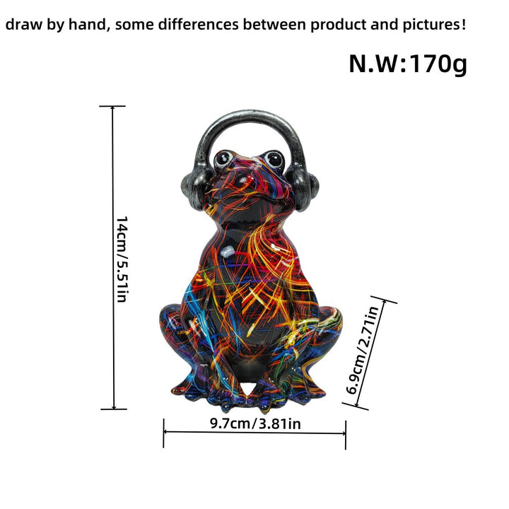 Musikalische Froschskulptur Karnz