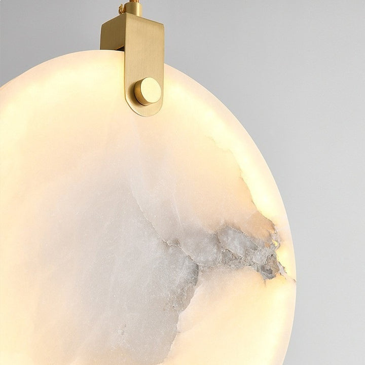 Elegante Marmor Kreis Pendelleuchte