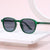 Damen stylische Sonnenbrille mit rundem Rahmen und UV-Schutz Karnz