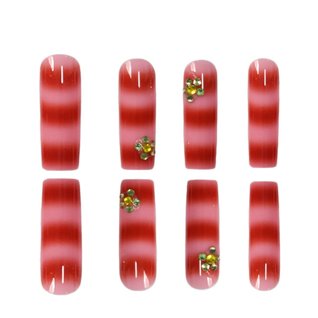 Fancy Dekorative Press-On Nagelset Karnz