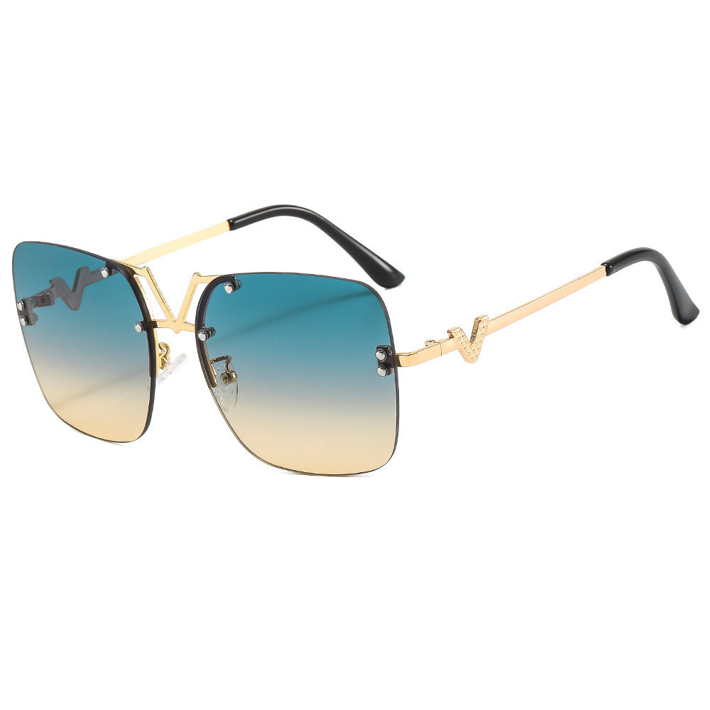 Damen modische Sonnenbrille im stilvollen quadratischen Design Karnz