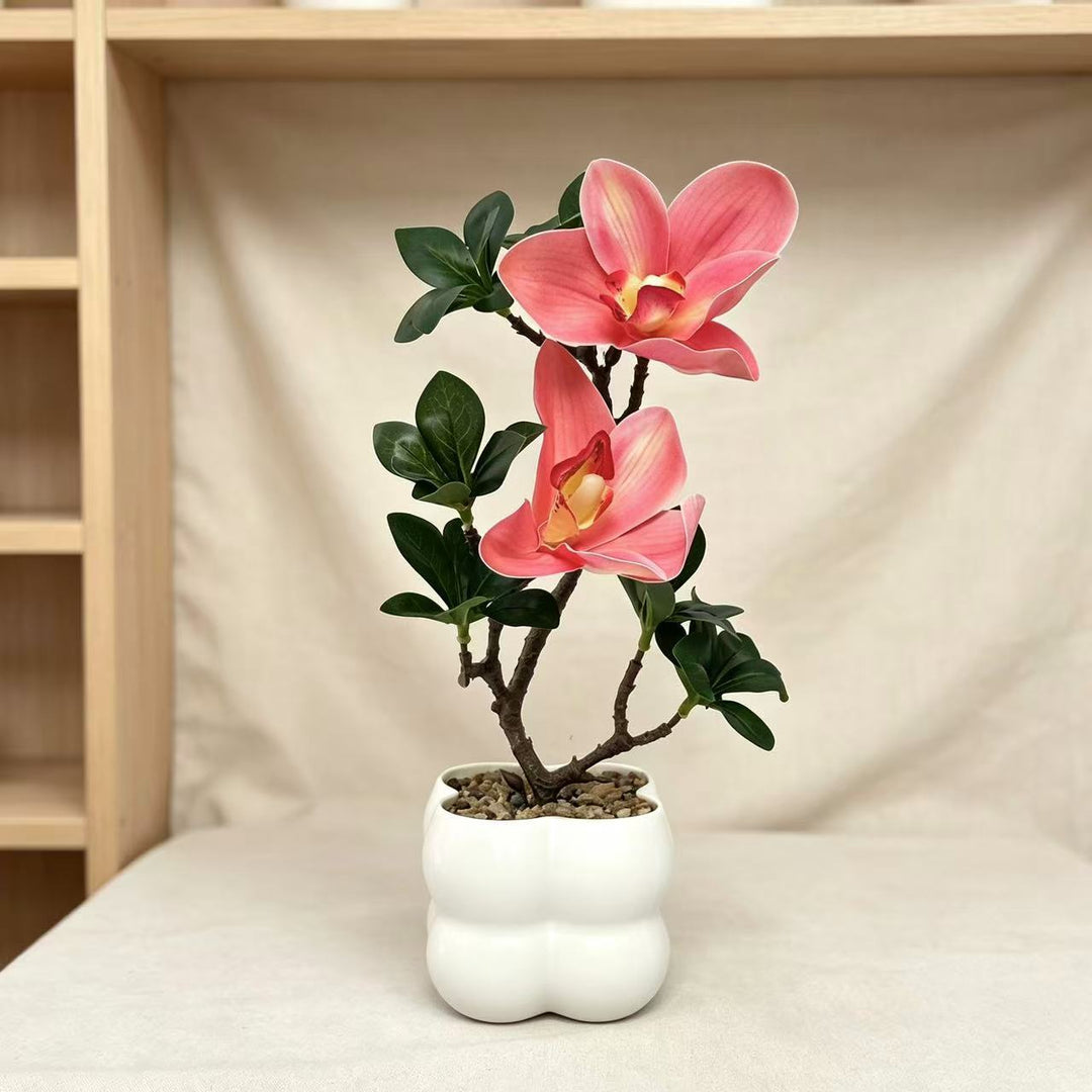 Lebensechte Künstliche Orchideenpflanze Dekoration