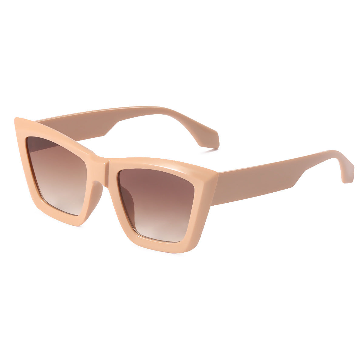 Damen Modische Sonnenbrille mit auffälligem Kantenrahmen und stilvollen Gläsern Karnz