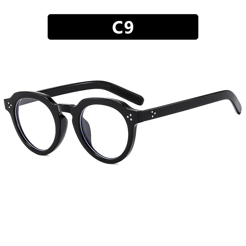 Damen stilvolle runde Brille Karnz