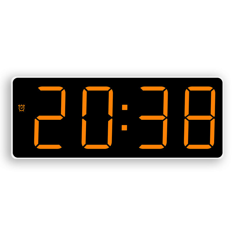 Digitale Wanduhr mit großem LED-Display Karnz