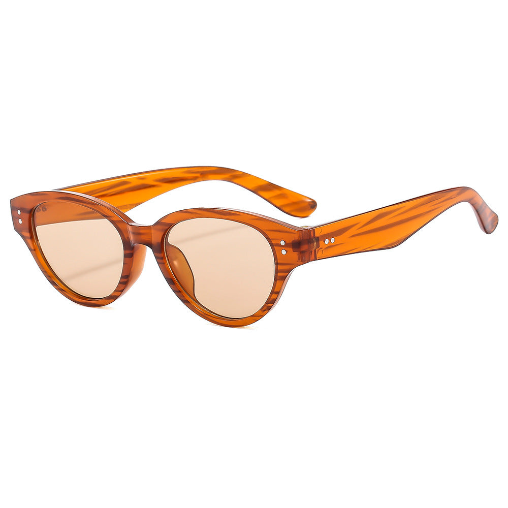 Elegante retro-inspirierte Katzenaugen-Sonnenbrille