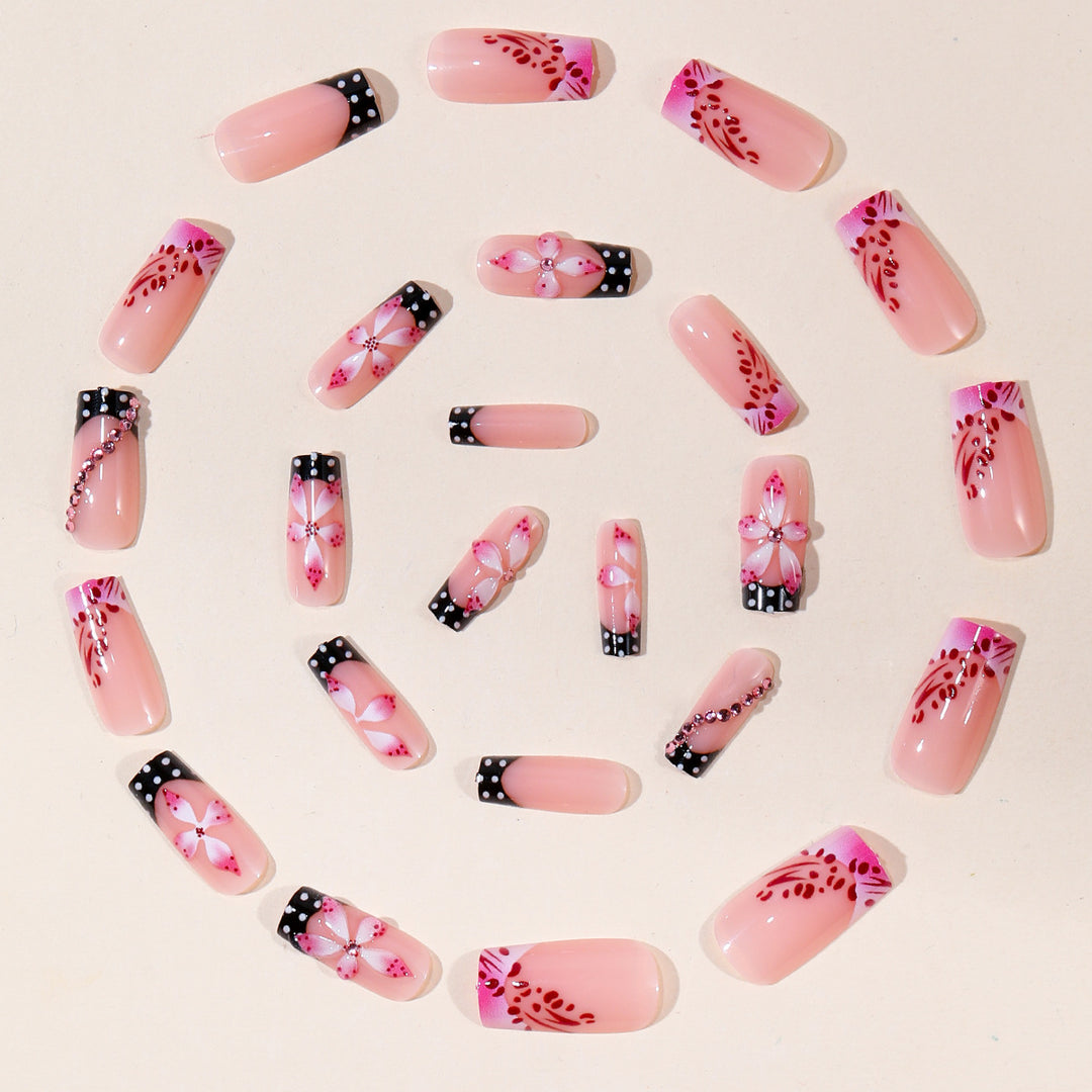 3D Blumennagelkunstverlängerungen Karnz