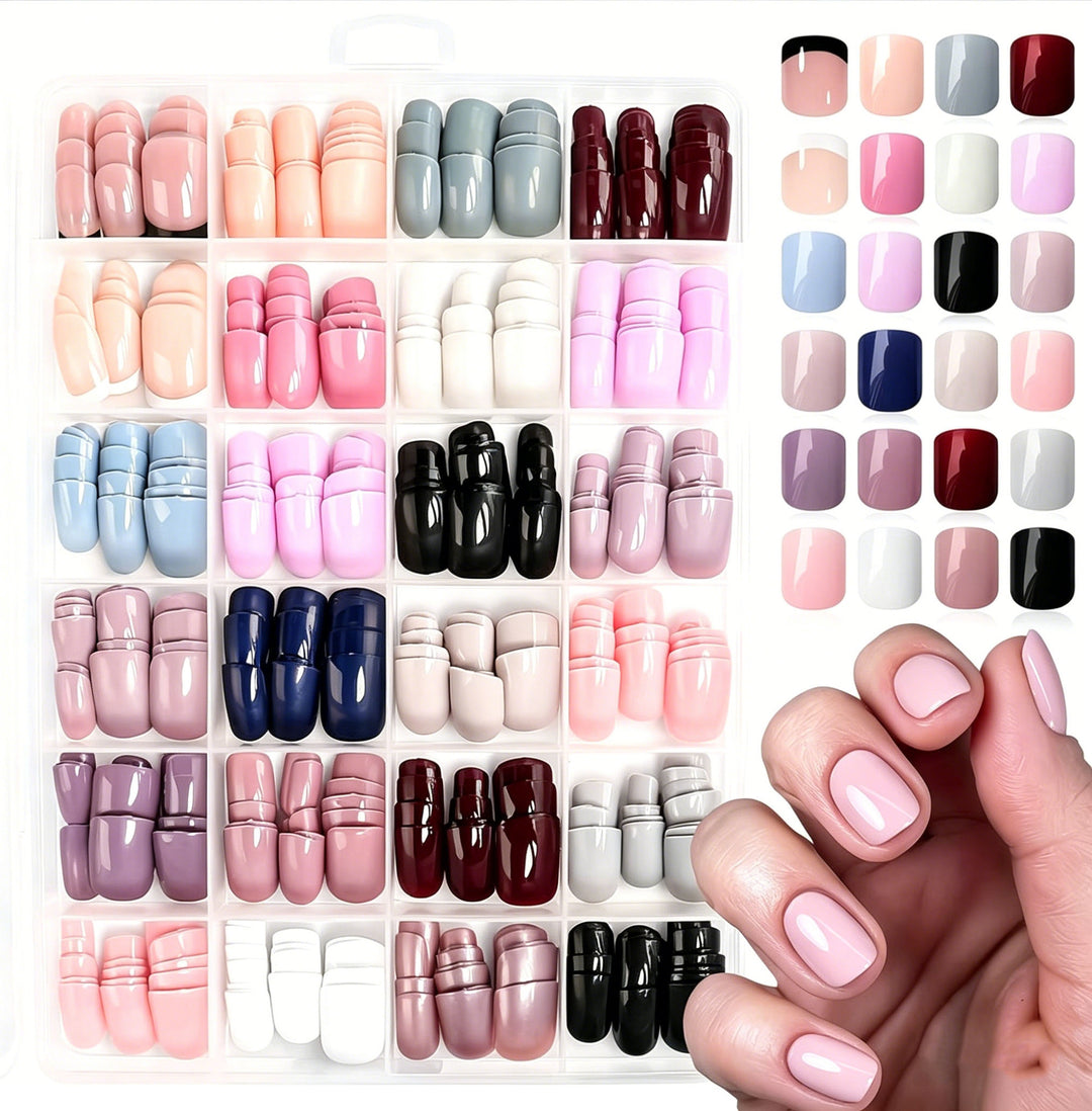 Premium Full Coverage Press-On Nail Tips Set