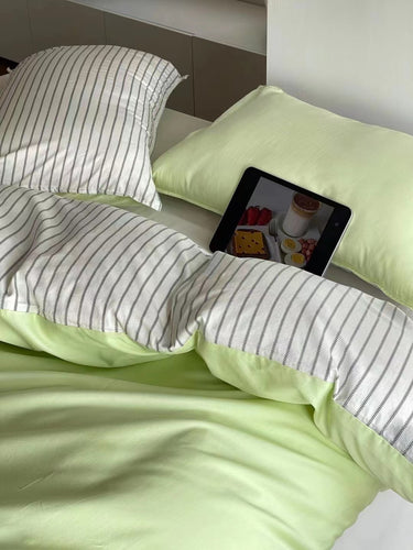 Premium Bettbezug- und Spannlaken-Set