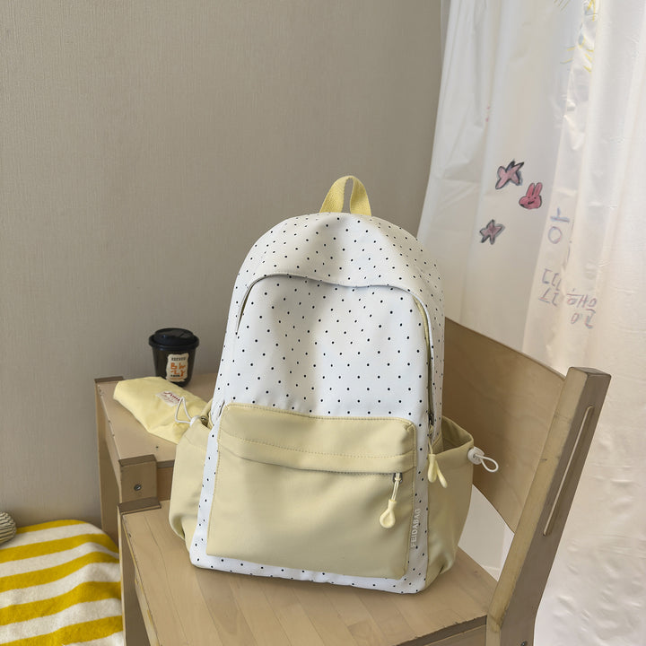 Polka Dot und Einfarbiger Rucksack Karnz