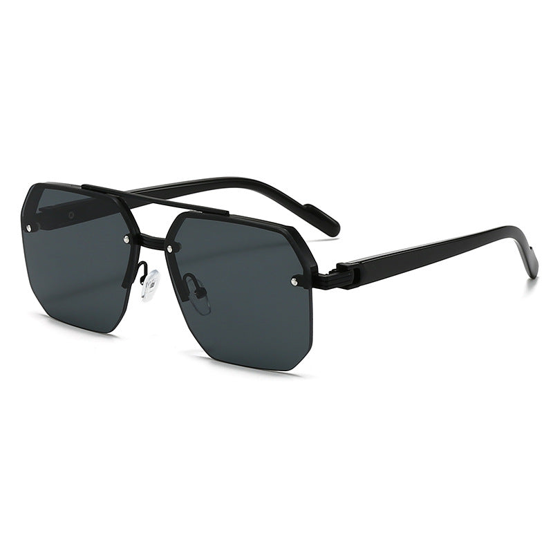 Damen modische Sonnenbrille im trendigen Sechseck-Design Karnz