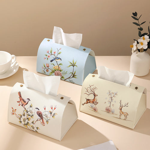 Künstlerische Florale Taschentuchbox Abdeckung Karnz