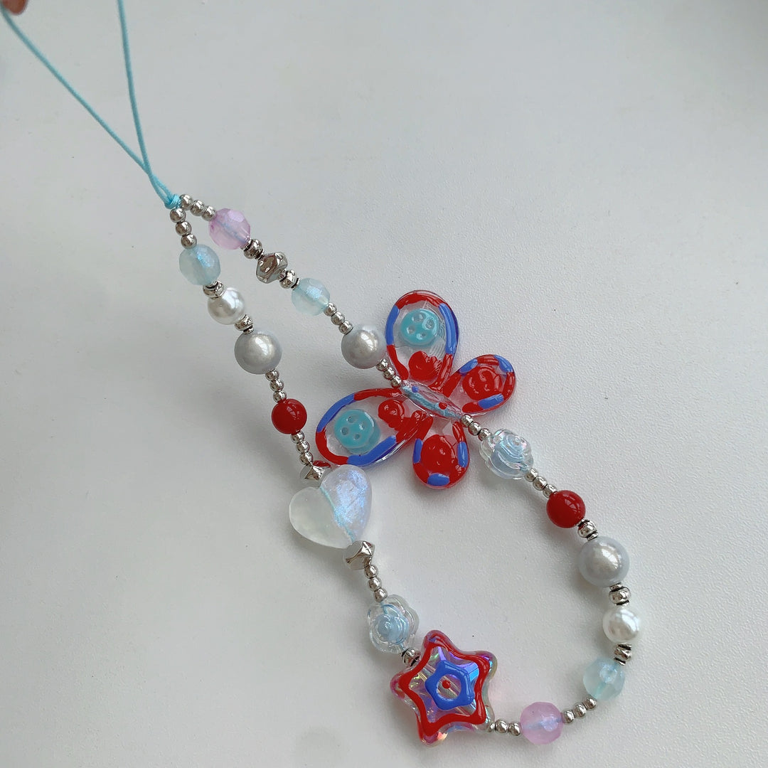 Perlen-Schmetterling- und Sternenaccessoire Karnz