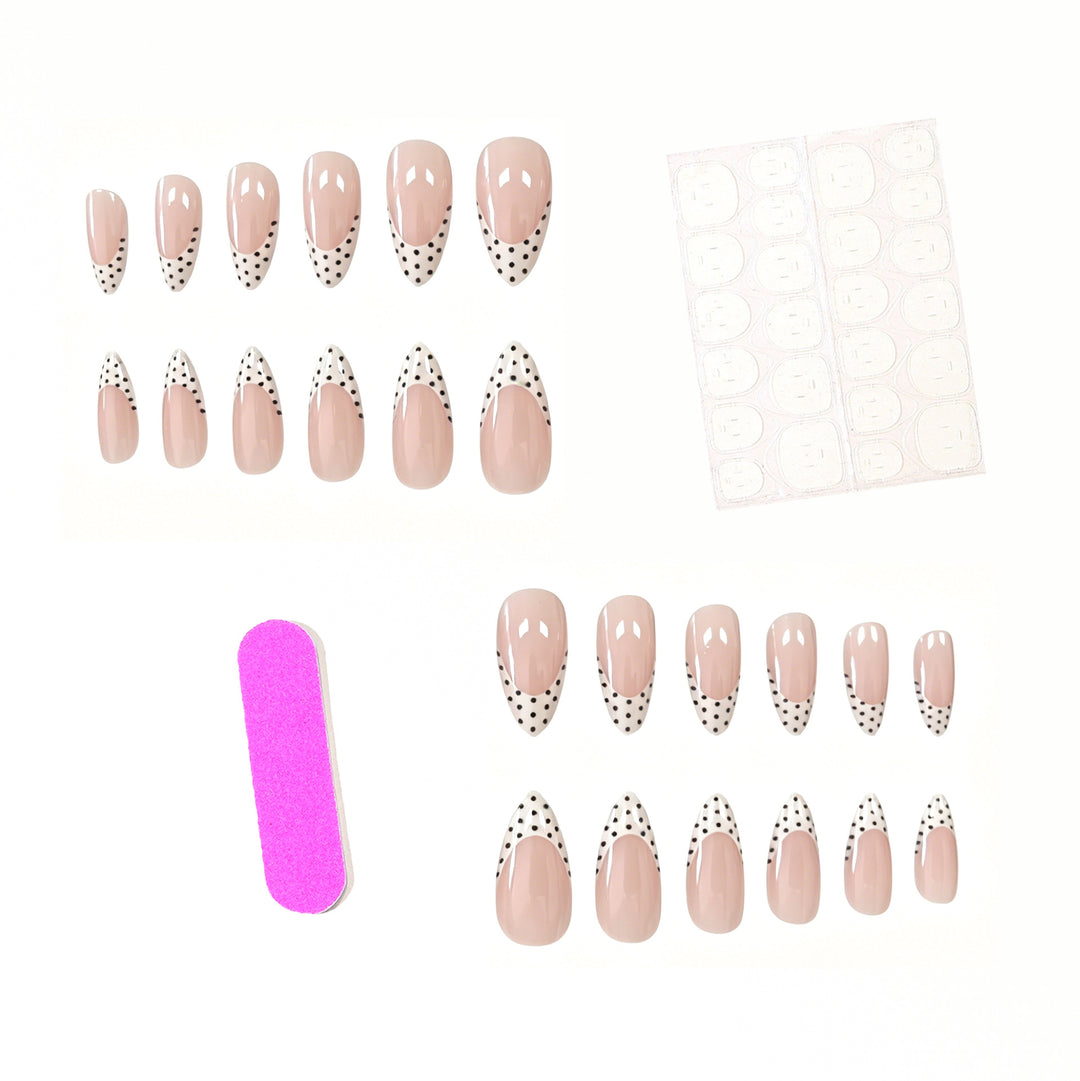 Künstlerische gepunktete Nagelkunstverlängerungen Karnz