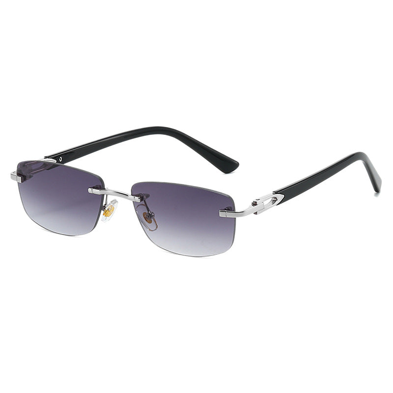 Damen elegante und modische Brille mit filigranem Metallrahmen Karnz