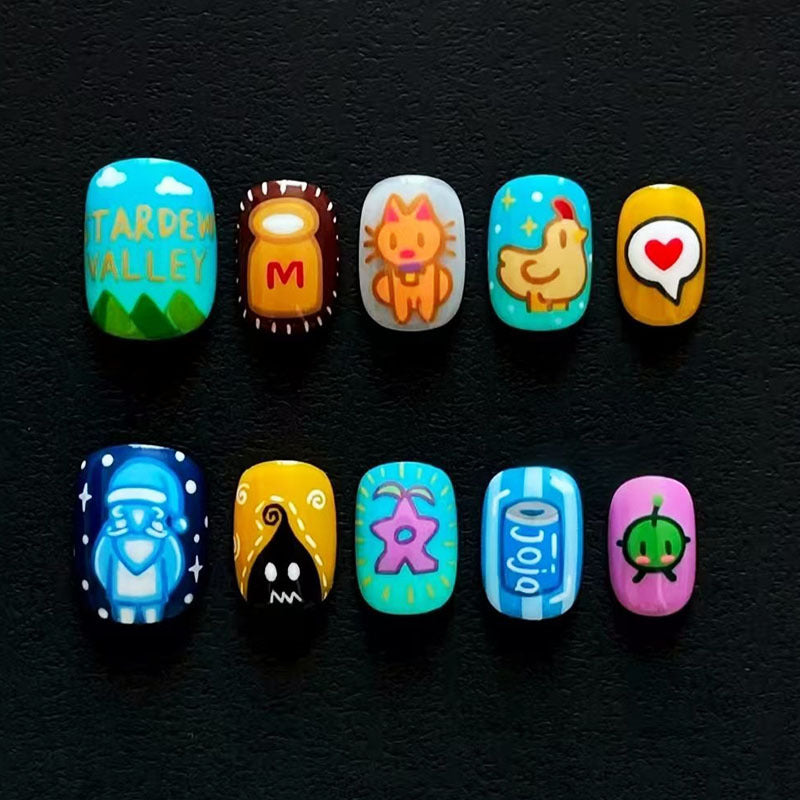Verspieltes Künstlerisches Nagelkunst Design Set Karnz