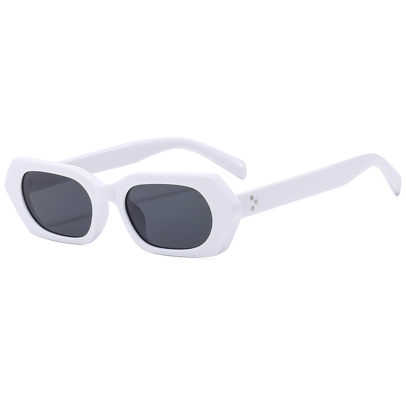 Damen modische Sonnenbrille mit stylish geometrischem Design Karnz