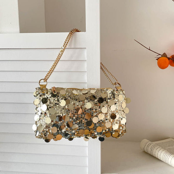 WoGlamorous Abend Pailletten Clutch Karnz