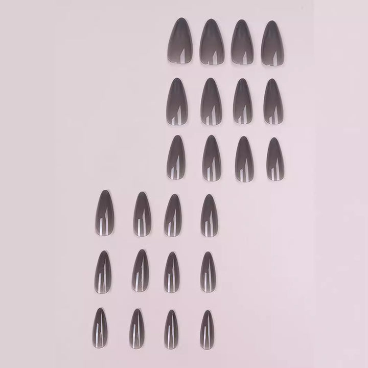 Elegante Lange Stiletto Druck-Nägel