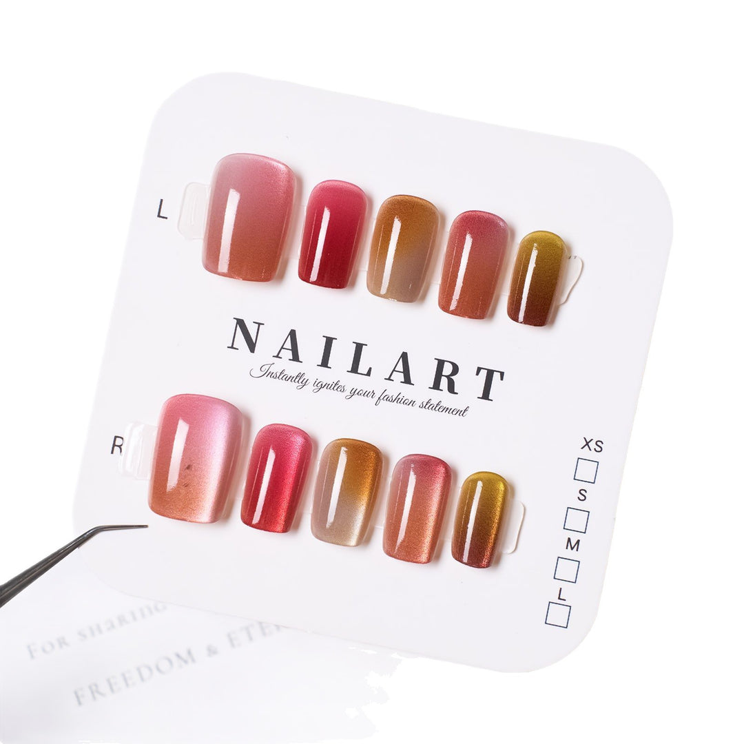 Premium Gradient Press-On Nail Set Karnz