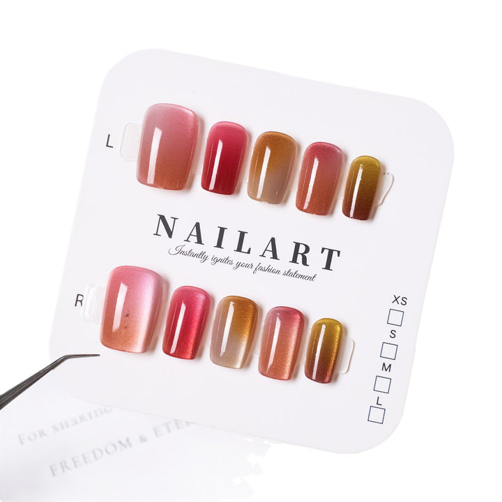 Premium Gradient Press-On Nail Set Karnz