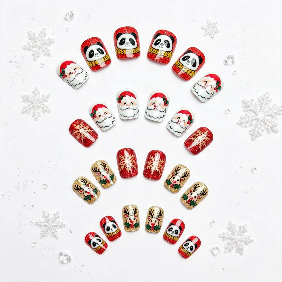 Kreative Weihnachtskunstnägel Karnz