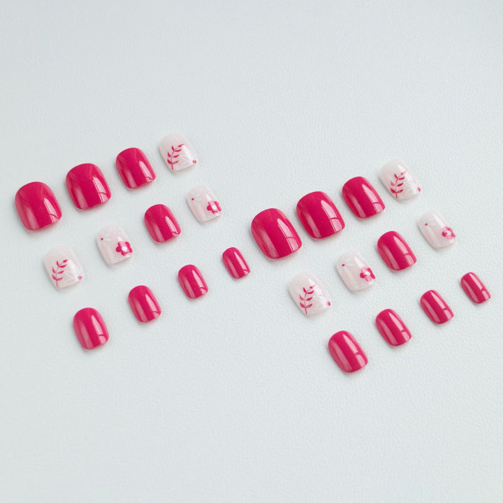Floral Nagelkunstset