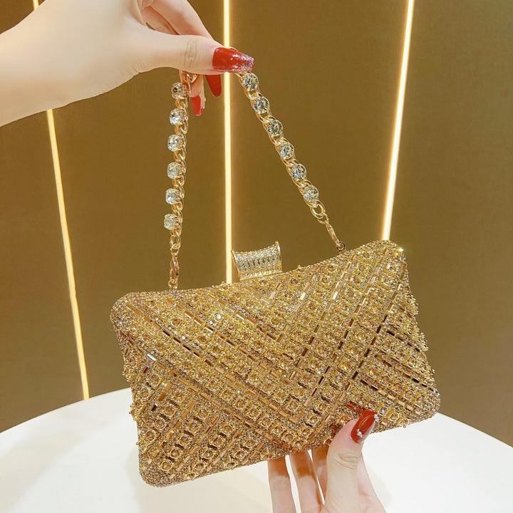 Kristallbesetzte Abendclutch