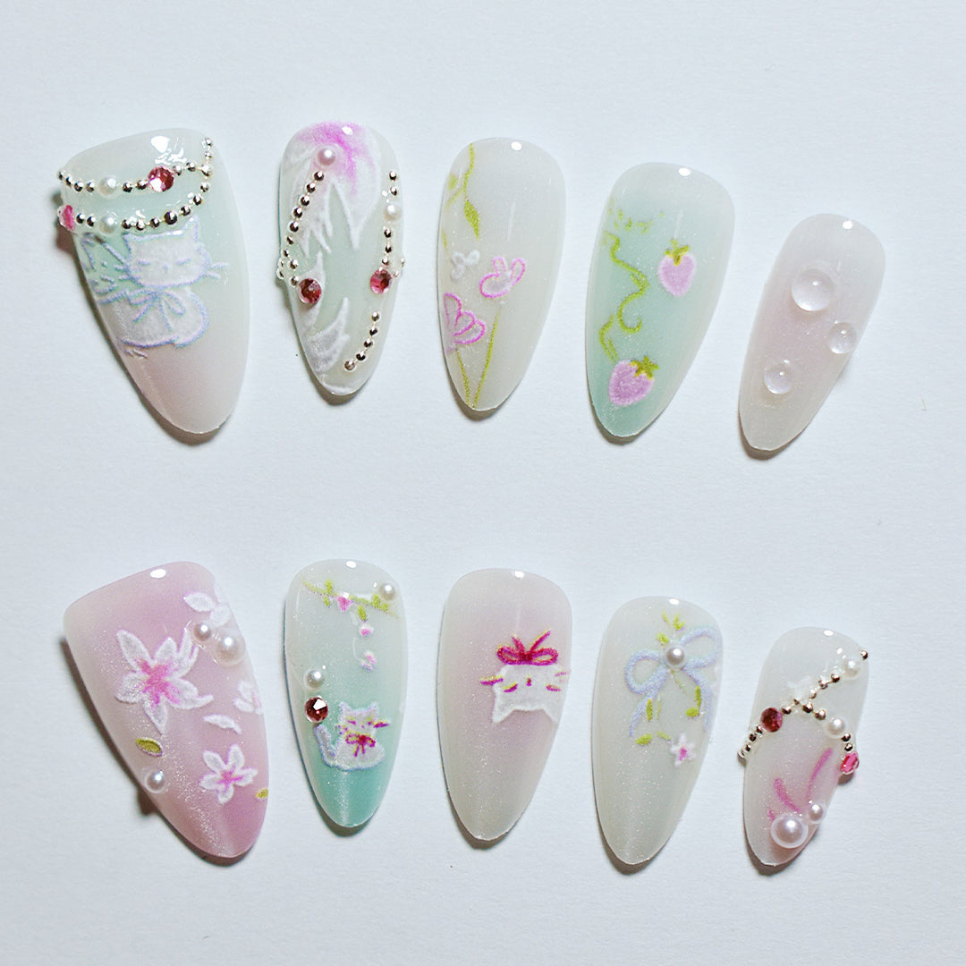 Thematic Artisan Press-On Nail Set Karnz