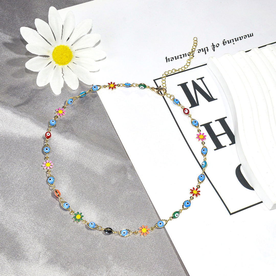 Farbenfrohes bösen Blick Charm Armband Karnz 1788164354