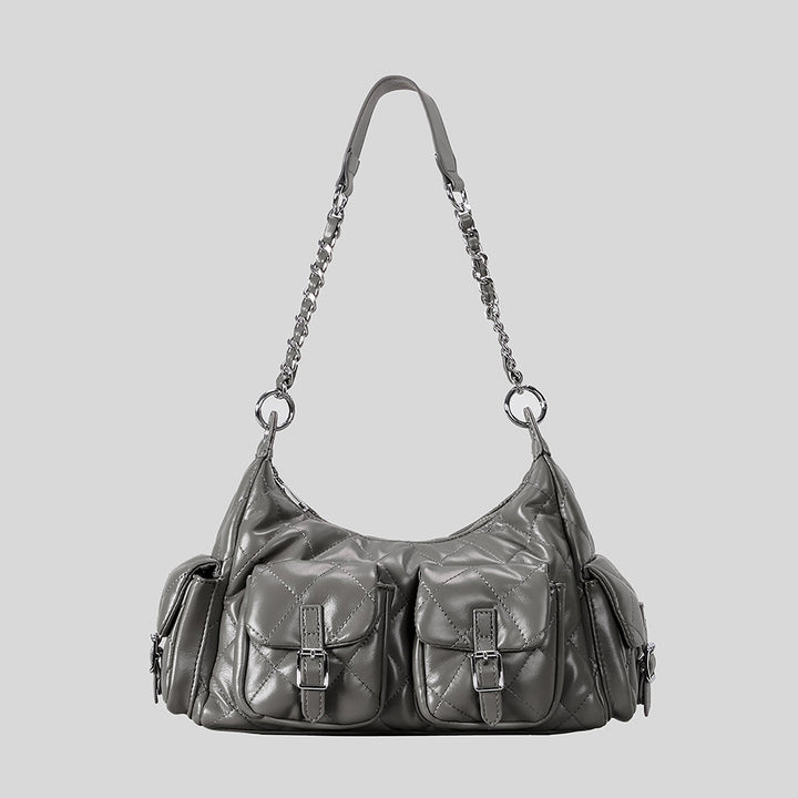 Gepolsterte Mehrfach-Taschen-Handtasche