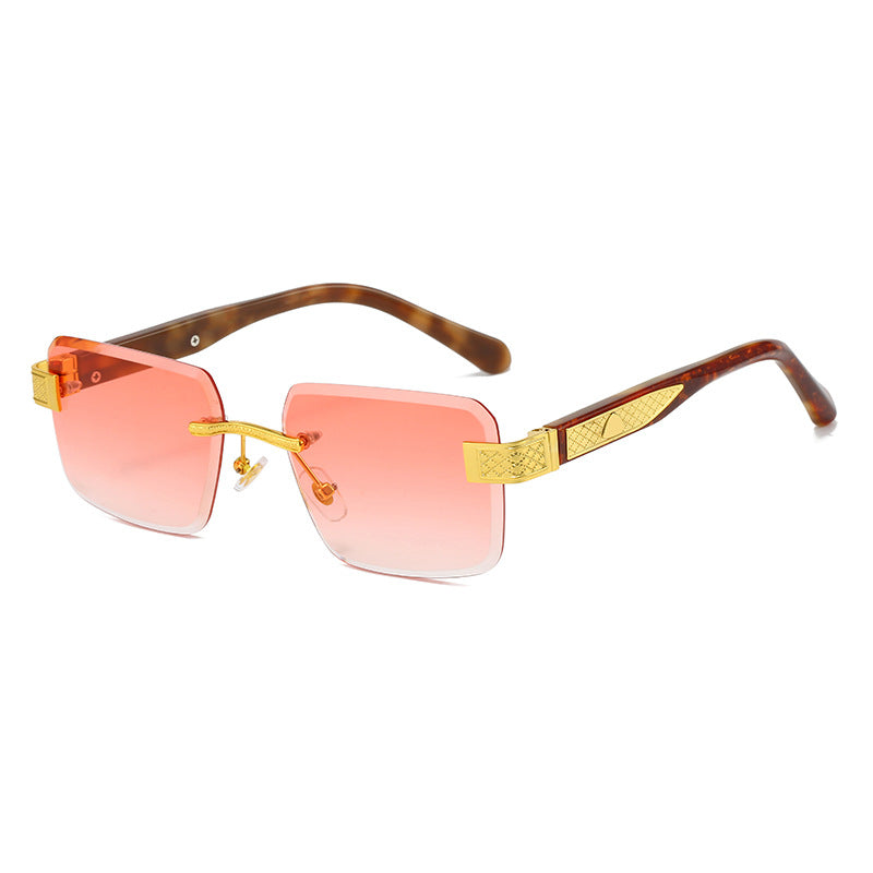 Damen elegante Sonnenbrille mit luxuriösem, glitzerndem Rahmen Karnz