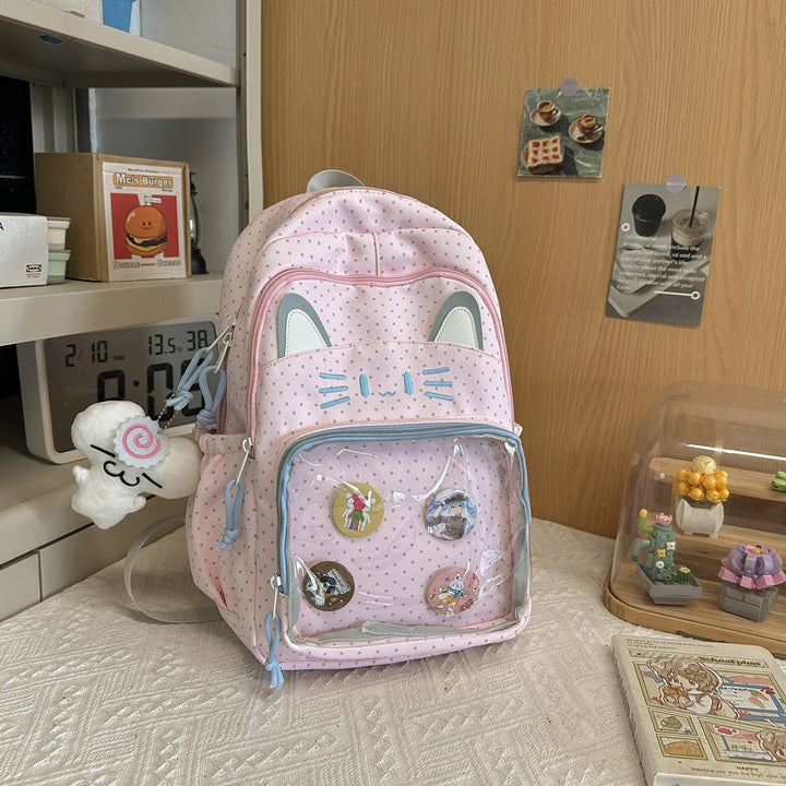 Verspielter Katzen-Themen-Rucksack