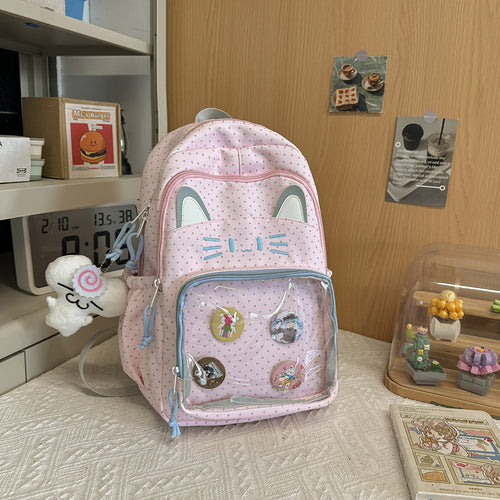 Verspielter Katzen-Themen-Rucksack