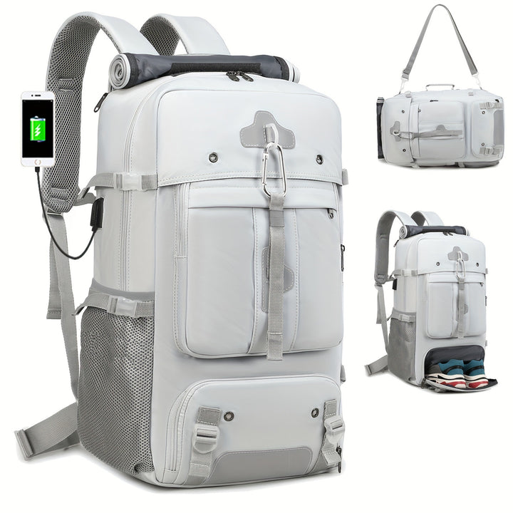 Unisex Multifunktionaler Rucksack mit integrierter Powerbank-Funktion Karnz