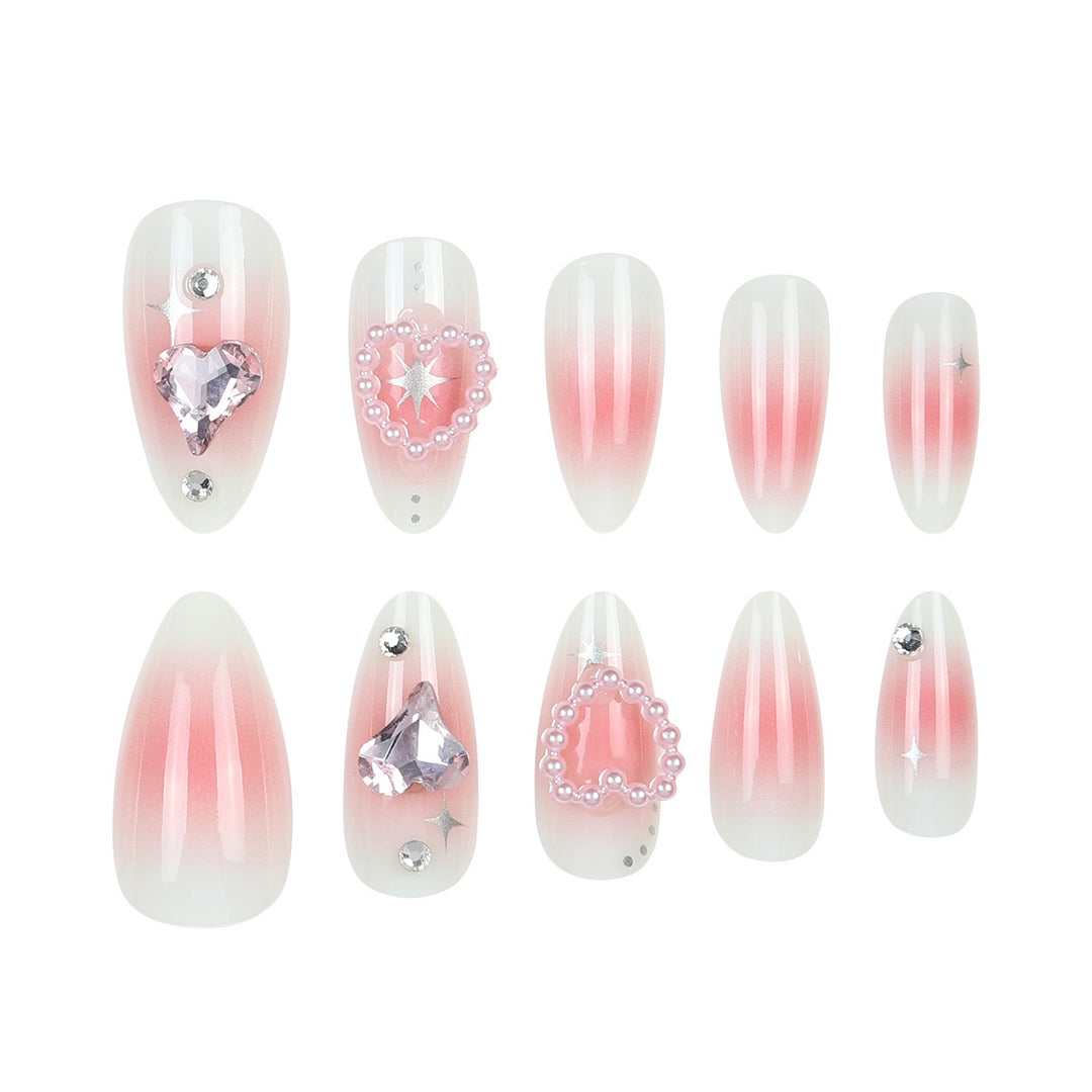 Kunstvolle Stiletto-Spitzen-Nagelkunst Karnz
