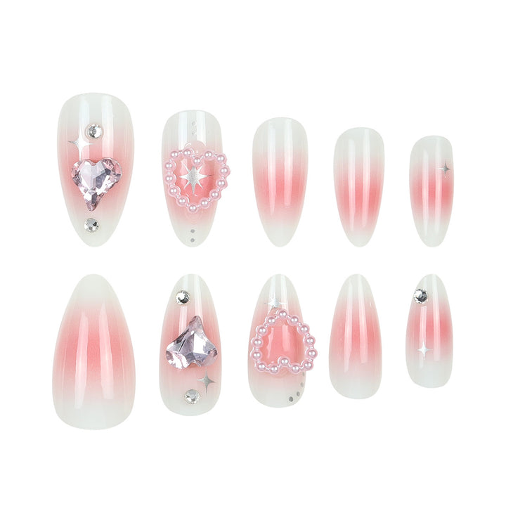 Kunstvolle Stiletto-Spitzen-Nagelkunst Karnz